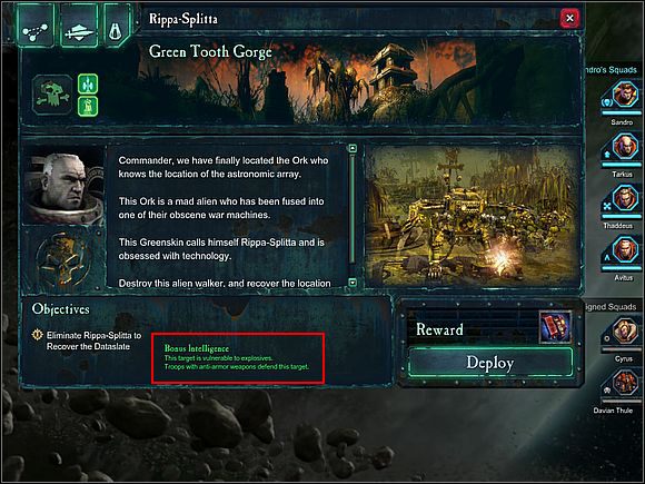 Zawsze czytaj wskazówki przed misją. - Zabójstwa | Kampania Warhammer 40,000 Dawn of War II - Warhammer 40,000: Dawn of War II - poradnik do gry