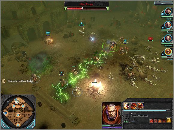 Pas rozświetlonej, spękanej gleby wybucha po paru sekundach. - Zabójstwa | Kampania Warhammer 40,000 Dawn of War II - Warhammer 40,000: Dawn of War II - poradnik do gry