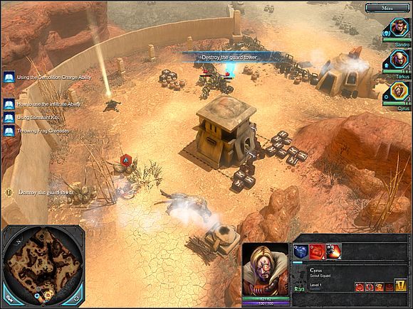 Grupa Cyrusa bez problemu zniszczy wieżę ładunkiem wybuchowym. - 2. Retake the Hamlet | Główny wątek Warhammer 40,000 Dawn of War II - Warhammer 40,000: Dawn of War II - poradnik do gry