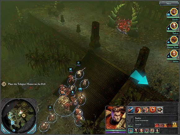 Po zajęciu radiolatarni (co równa się rozłożeniu teleportera) na pole walki przybędzie sam Gabriel Angelos - 9. The Last Stand | Główny wątek Warhammer 40,000 Dawn of War II - Warhammer 40,000: Dawn of War II - poradnik do gry