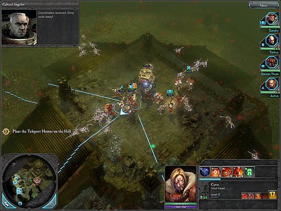 Mając wszystkich ludzi do dyspozycji, walka z Tyranem Roju jest całkiem łatwa - 9. The Last Stand | Główny wątek Warhammer 40,000 Dawn of War II - Warhammer 40,000: Dawn of War II - poradnik do gry