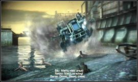 Po dwóch tygodniach podróży flota inwazyjna Vectan dociera w końcu do planety Helghastów - Rzeka Korynt | Misje Killzone 2 - Killzone 2 - poradnik do gry