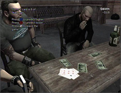 Na wejście płaci się $10 - Gra w karty | Aktywności dodatkowe Grand Theft Auto IV The Lost and Damned - Grand Theft Auto IV: The Lost and Damned - poradnik do gry