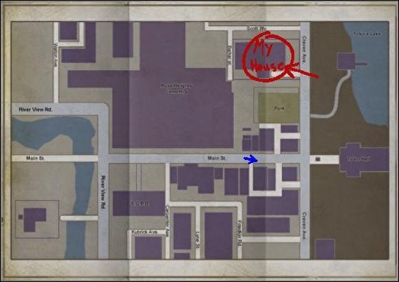 Znajdujesz się teraz na ulicach miasteczka - Shepherd House | Shepherds Glen w Silent Hill Homecoming - Silent Hill: Homecoming - poradnik do gry