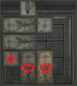 Przesuń mały klocek z góry w prawy dolny róg - Powrót przez cmentarz | Shepherds Glen w Silent Hill Homecoming - Silent Hill: Homecoming - poradnik do gry