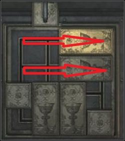 Przesuń mały klocek z lewej strony w górę - Powrót przez cmentarz | Shepherds Glen w Silent Hill Homecoming - Silent Hill: Homecoming - poradnik do gry