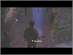 Jedna droga prowadzi w ślepą uliczkę, ale przy zakręcie znajdziesz dwa opakowania amunicji (2 x Pistol Ammunition) leżące na bojlerze - Shepherds Glen - Kanały | Shepherds Glen w Silent Hill Homecoming - Silent Hill: Homecoming - poradnik do gry