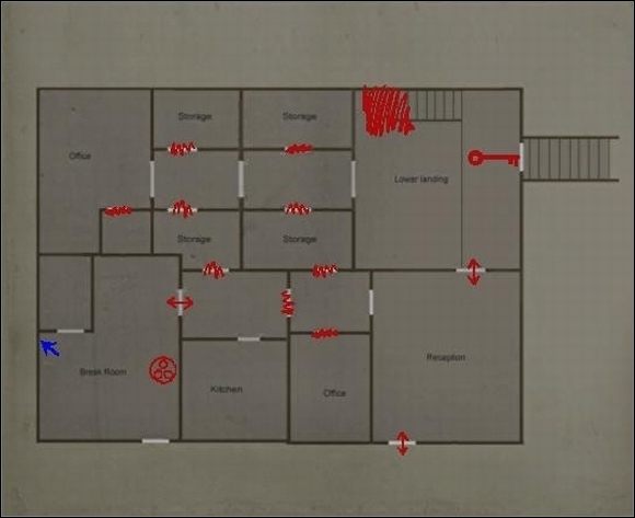 Na początek rzuć okiem na gazetę i weź amunicję do pistoletu (Pistol Ammunition) - Toluca Lake Offices | Silent Hill | Silent Hill Homecoming - Silent Hill: Homecoming - poradnik do gry