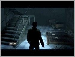 Obejdź platformę wokół, przeskocz przez wyrwę i przejdź przez drzwi po północnej stronie - Overlook Penitentiary | Silent Hill | Silent Hill Homecoming - Silent Hill: Homecoming - poradnik do gry