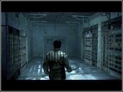 Idź na północ, a gdy dotrzesz do zamkniętych drzwi i krótkim przerywniku cofnij się do schodów, zejdź na piętro niżej i idź na północ - Overlook Penitentiary | Silent Hill | Silent Hill Homecoming - Silent Hill: Homecoming - poradnik do gry