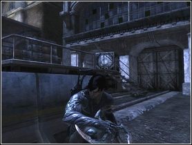 Nieopodal startu znajduje się handlarz bronią - Rozdział 7 (1) | Opis przejścia | Dark Sector - Dark Sector - poradnik do gry