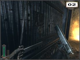 Teraz możesz zwrócić się w głąb korytarza, skąd zostałeś przywleczony (po apteczki), albo od razu wyjść na zewnątrz - Rozdział 2 - Forteca (cz.1) | Solucja NecroVision - NecroVision - poradnik do gry