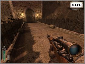 Ten zaś oblegany jest przez szkopów, z pancernym na czele i kilkoma maszynowymi na dokładkę - Rozdział 4 - Twierdza (cz.1) | Solucja NecroVision - NecroVision - poradnik do gry