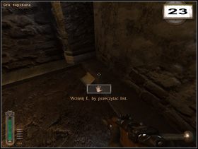 W lewo trafisz do wyjścia, natomiast biegnąć w prawo odzyskasz część (niestety) swojego ekwipunku oraz schowasz do kieszeni trzeci artefakt (22) - Rozdział 4 - Twierdza (cz.2) | Solucja NecroVision - NecroVision - poradnik do gry