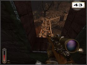 Galopując krętymi schodami dotrzesz pod sklepienie, gdzie znajdziesz list, jak również odkryjesz punkt widokowy (43) - Rozdział 4 - Twierdza (cz.4) | Solucja NecroVision - NecroVision - poradnik do gry