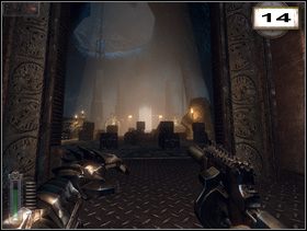 Kolejnymi długimi schodami dojdziesz do ogromnej jaskini z uszkodzonym mostem (14) i z miejsca zakłócisz spokój tutejszych truposzy - Rozdział 6 - Krecie Podziemie (cz.1) | Solucja NecroVision - NecroVision - poradnik do gry