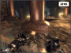 Skalny korytarz to przedsmak (27) tego co czeka Cię po spotkaniu z główną defensywą świątyni - Rozdział 7 - Kryształowa komnata (cz.2) | Solucja NecroVision - NecroVision - poradnik do gry