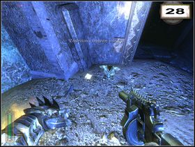 Mknąc niczym taran dróżką z barierką, zobaczysz w końcu z oddali komnatę z posągiem - Rozdział 8 - Krecia Świątynia (cz.3) | Solucja NecroVision - NecroVision - poradnik do gry