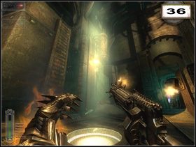 Do wszystkich dostaniesz się wykorzystując wyrzutnie oznakowane świetlnymi słupami (35, 36) - Rozdział 8 - Krecia Świątynia (cz.3) | Solucja NecroVision - NecroVision - poradnik do gry