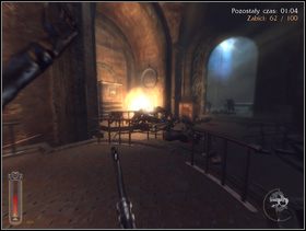 Technikę celowania pozostawiam oczywiście Tobie ale myślę, że rozsądnie byłoby strzelać przede wszystkim w podłoże, pod stopy zdechlaków - Uparty oficer | Sala wyzwań NecroVision - NecroVision - poradnik do gry