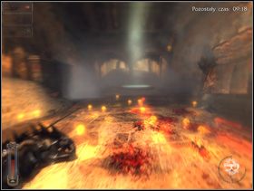 Poruszamy się właściwie w dwóch pomieszczeniach, w których rozmieszczono po kilka wyrzutni wystrzeliwujących nas w górę - Potrójny problem | Sala wyzwań NecroVision - NecroVision - poradnik do gry