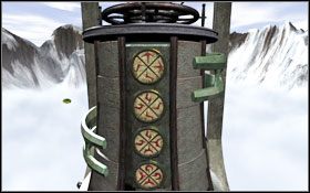 Jeśli nie obróciłeś jeszcze żadnego koła, możesz wykorzystać liczby przy nich (ilość obrotów, które musisz wykonać), by uzyskać rozwiązanie - Rozdział II - Dragast (cz.3) | Opis przejścia Aura Fate of the Ages - Aura: Fate of the Ages - poradnik do gry