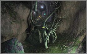 Na początku podejdź do kolumny utworzonej z kamieni po lewej #1 i użyj na niej Kija - Rozdział III - Na-Tiexu (Magiczny Świat) | Opis przejścia Aura Fate of the Ages - Aura: Fate of the Ages - poradnik do gry