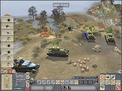 Później przenieś się z kamerą bliżej środka planszy i biegnącej nim ulicy - Misja 5 The Penal Unit (cz.2) - Kampania radziecka - Men of War - poradnik do gry