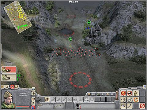 Po dotarciu komandosami do wylotu drogi ta nocna misja zakończy się powodzeniem i rozpocznie się druga część scenariusza, rozgrywana już za dnia, czy o poranku - Misja 7 Behind Enemy Lines (cz.2) - Kampania radziecka - Men of War - poradnik do gry