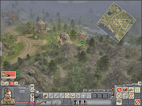 Przepuść Niemców idących traktem i za ich plecami przebiegnij przez drogę - Misja 8 Chasing Shadows (cz.1) - Kampania radziecka - Men of War - poradnik do gry