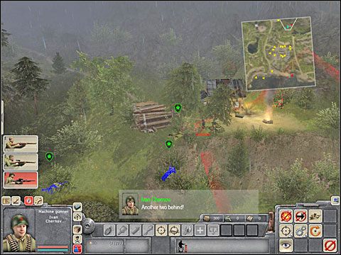 No prawie wszystkimi - Misja 8 Chasing Shadows (cz.1) - Kampania radziecka - Men of War - poradnik do gry