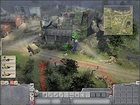 Tuż za tymi skrzyniami stoi dwóch Szwabów - Misja 8 Chasing Shadows (cz.2) - Kampania radziecka - Men of War - poradnik do gry