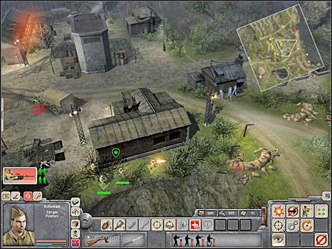 1 - Misja 8 Chasing Shadows (cz.2) - Kampania radziecka - Men of War - poradnik do gry