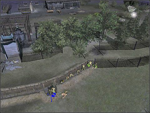 Powystrzelaj najpierw Szwabów przy szopie, a potem, kryjąc się za dostępnymi osłonami, czyli np - Misja 9 The Flying Dutchman (cz.2) - Kampania radziecka - Men of War - poradnik do gry