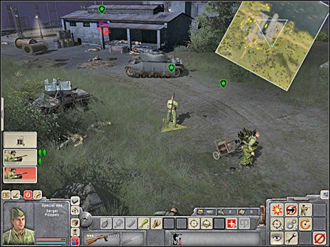 Pozostali żołnierze likwidują w tym czasie wartowników strzegących u-boota (eliminate the submarine guards) - Misja 9 The Flying Dutchman (cz.2) - Kampania radziecka - Men of War - poradnik do gry