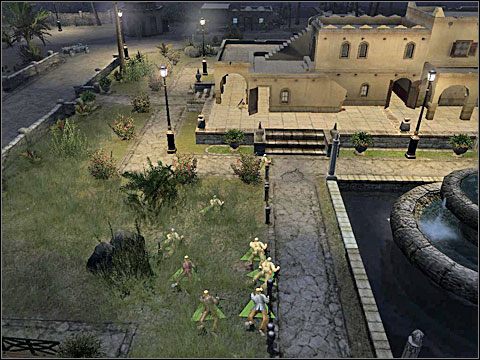 Teraz pora szybko obsadzić żołnierzami ten główny budynek - Misja 2 Armistice - Kampania Aliantów - Men of War - poradnik do gry