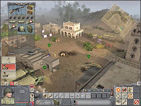 Gdy dotrzecie do samochodu, zatankujecie go i zajmiecie w nim pozycje będziecie musieli jeszcze przez chwilę czekać aż kierowca-mechanik przywróci w końcu Willisa na chód - Misja 4 Disaster in Tunisia (cz.1) - Kampania Aliantów - Men of War - poradnik do gry