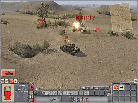 Niebawem dojedziecie do niewielkiego osiedla ludzkiego - Misja 4 Disaster in Tunisia (cz.1) - Kampania Aliantów - Men of War - poradnik do gry