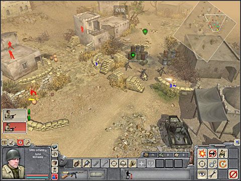 Daleko jednak nie ujedziecie bo drogę blokuje tym razem niemiecka armata polowa, którą należy zneutralizować (neutralise German gun) - Misja 4 Disaster in Tunisia (cz.2) - Kampania Aliantów - Men of War - poradnik do gry