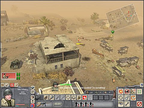 Potem możesz już ścigać niemiecką armatę wybijając jej obsadę - Misja 4 Disaster in Tunisia (cz.2) - Kampania Aliantów - Men of War - poradnik do gry