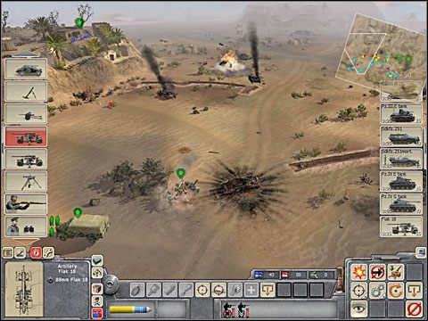 1 - Misja 2 Scorching Sands (cz.1) - Kampania niemiecka - Men of War - poradnik do gry