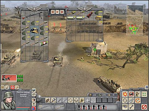 Rozminowanie zostawimy saperom, by jednak mogli się oni zabrać do roboty należy najpierw zneutralizować pierwszą linię brytyjskiej obrony (neutralize the first line of defences and secure the way for sappers) - Misja 3 Desert Stronghold (cz.1) - Kampania niemiecka - Men of War - poradnik do gry