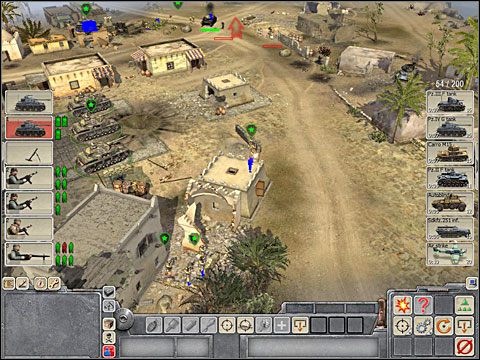 Kiedy wreszcie uda ci się zrobić porządek z alianckimi stanowiskami wzdłuż drogi dostaniesz nowe wytyczne - tym razem będziesz musiał rozmieścić niemieckie haubice na pobliskim wybrzeżu by bronić znajdującego się nieopodal portu (position howitzers on the shore to protect the harbour) - Misja 3 Desert Stronghold (cz.1) - Kampania niemiecka - Men of War - poradnik do gry