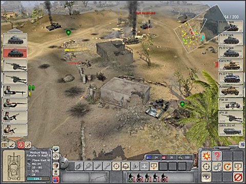 W końcu otrzymasz jednak nowe wytyczne: wyeliminowania garnizonu pobliskiego fortu (eliminate the fort's garrison) , z której to właśnie twierdzy Angole wyprowadzają swoje uderzenia - Misja 3 Desert Stronghold (cz.2) - Kampania niemiecka - Men of War - poradnik do gry