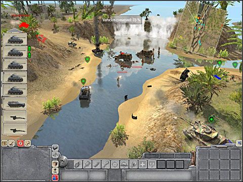 Powystrzelaj herbaciarzy pod wodospadem i na skałach na prawo od niego - Misja 4 On the way to Tunis (cz.2) - Kampania niemiecka - Men of War - poradnik do gry