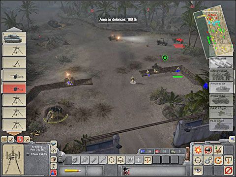 Na prawym skrzydle masz - poza 37mm pepance i moździerzem - również Tygrysa postawionego nieco na tzw - Misja 5 Borg's Last Fight (cz.1) - Kampania niemiecka - Men of War - poradnik do gry