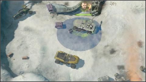 Po dokonaniu wyboru w dole ekranu wyświetlą się ikony zaznaczonych jednostek - Sterowanie | Podstawy | Halo Wars - Halo Wars - poradnik do gry