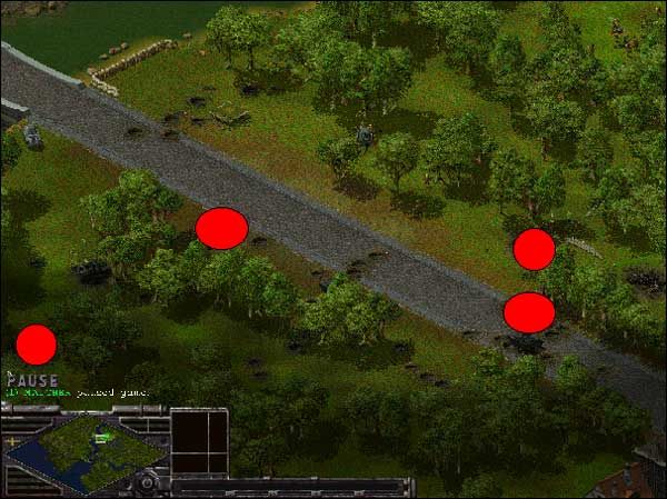 W tej misji mapa jest taka sama jak w drugiej misji - Alianci: Misja 3 - Sudden Strike - Opis przejścia gry po stronie Aliantów - poradnik do gry