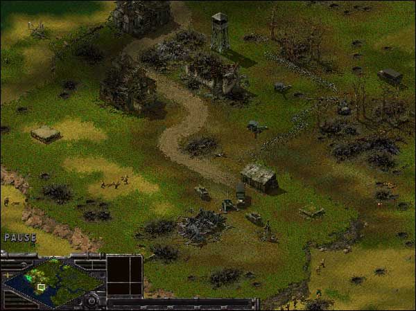 Jeszcze tylko snajperami zniszcz kilka tych blinageów, do których wtedy nie mogłeś dojść z powodu dział dalekobieżnych - Alianci: Misja 4 - Sudden Strike - Opis przejścia gry po stronie Aliantów - poradnik do gry