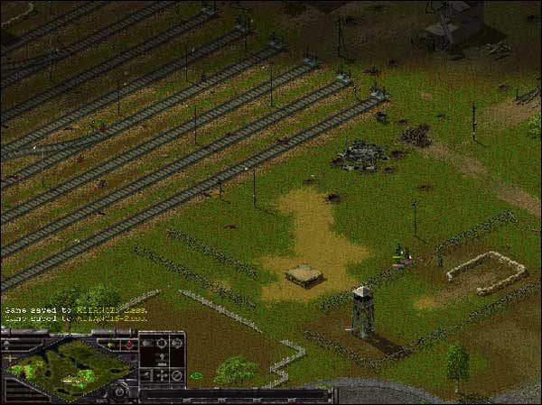 Pamiętaj o uzupełnianiu amunicji - Alianci: Misja 6 - Sudden Strike - Opis przejścia gry po stronie Aliantów - poradnik do gry